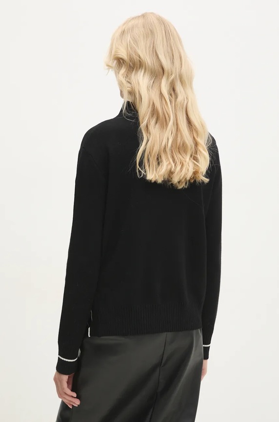 Odzież Answear.LAB sweter z wełną 60305.ILK czarny