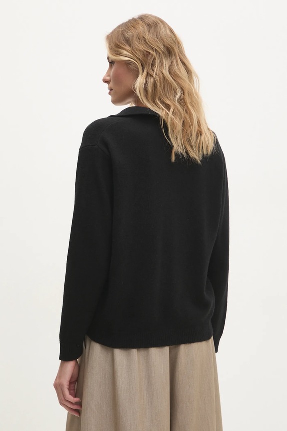 Odzież Answear.LAB sweter wełniany 891724.ILK czarny