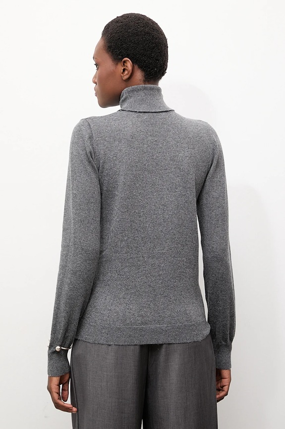 Odzież Answear Lab sweter z kaszmirem ASF802.flk szary