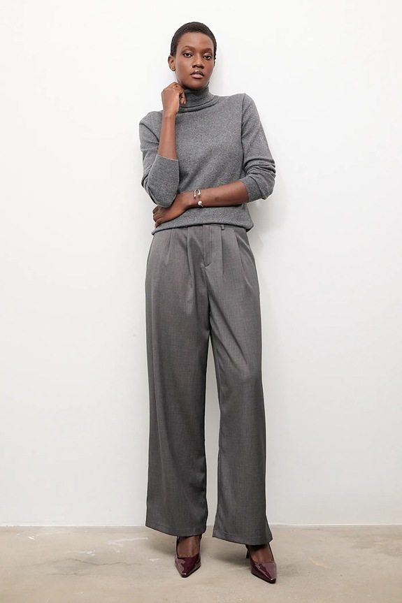 Answear Lab sweter z kaszmirem ASF802.flk szary