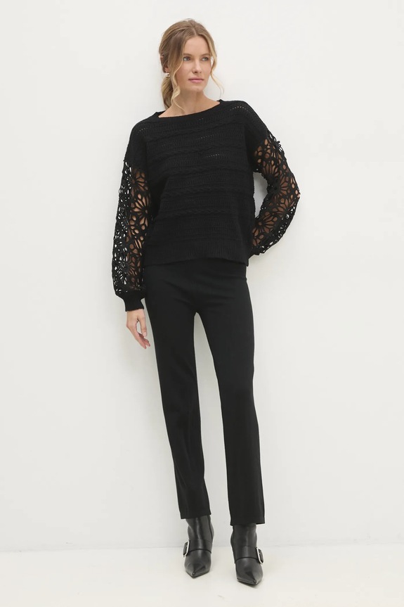 Answear.LAB sweter 8217.hos czarny WZ24