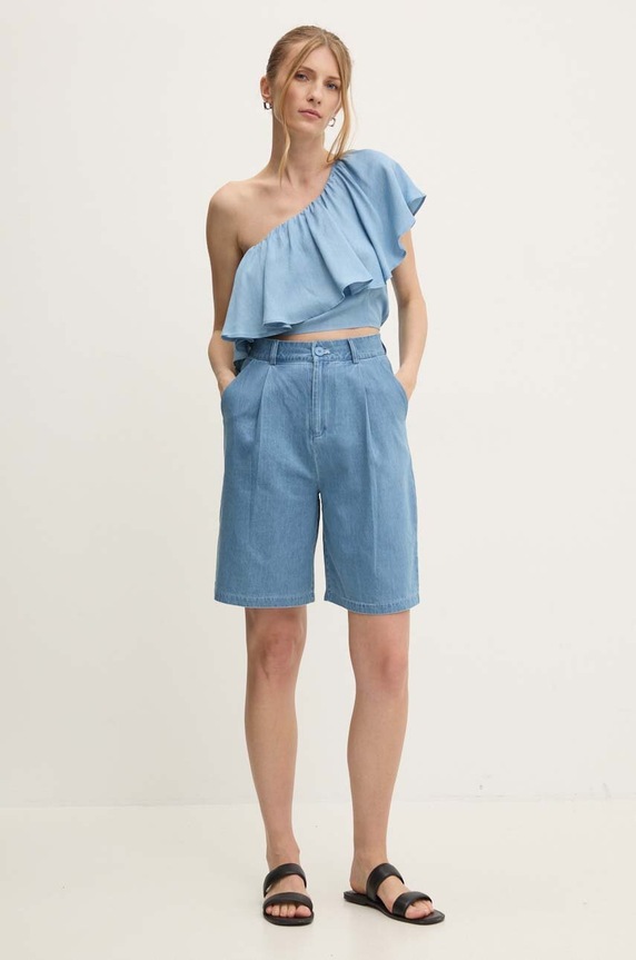 Traper kratke hlače Answear.LAB 22820.2HWK plava WZ24