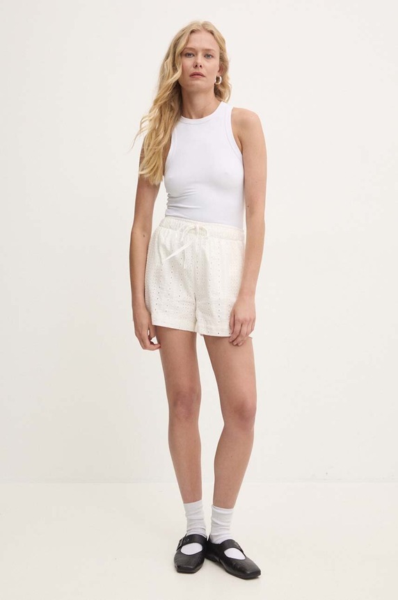 Pamučne kratke hlače Answear.LAB 2808.IKK bijela WZ24