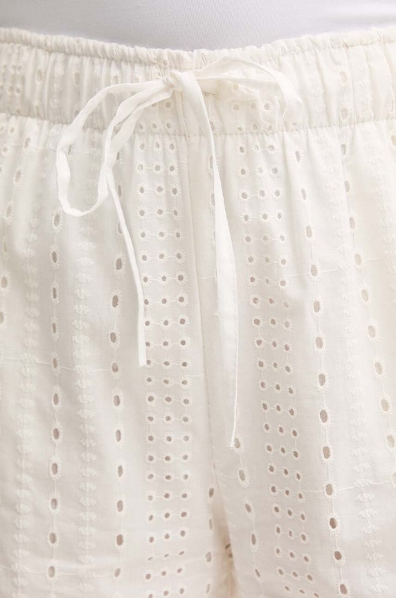 Pamučne kratke hlače Answear.LAB bijela 2808.IKK