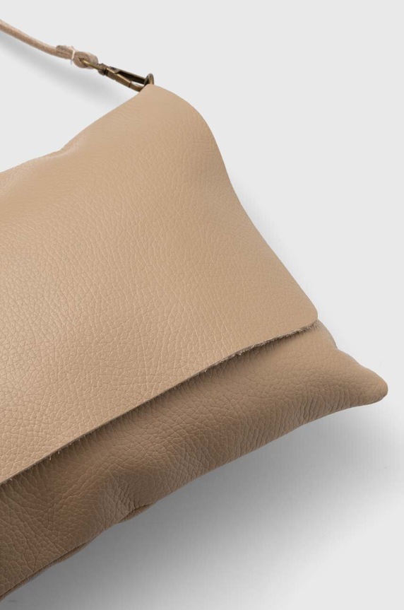 Answear.LAB bőr borítéktáska bézs 450.HWK