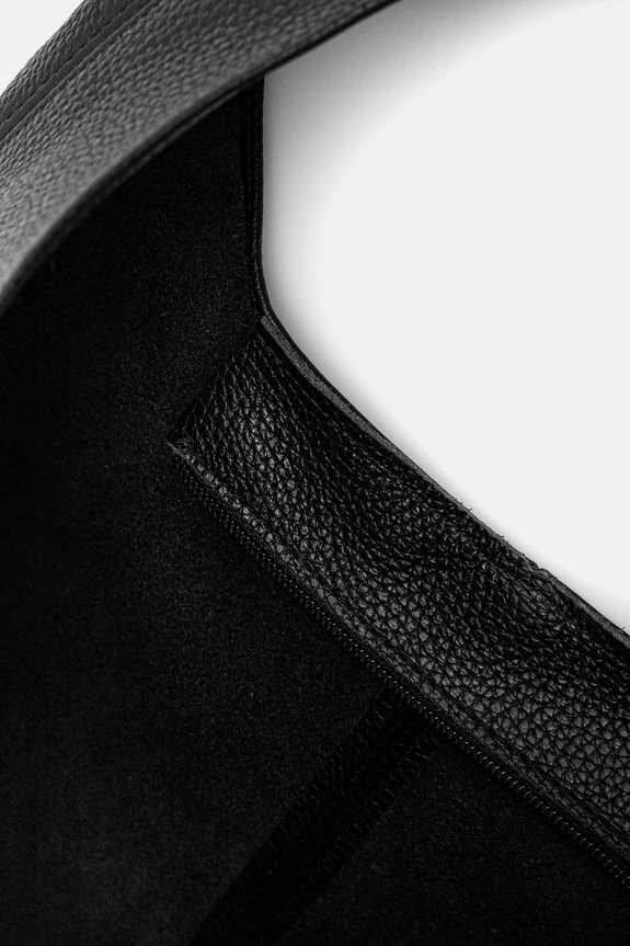 Answear.LAB torebka skórzana czarny 920.HWK