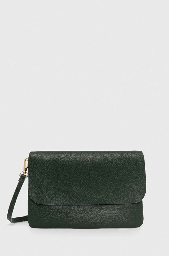 Answear.LAB torebka skórzana skóra licowa zielony 433.hh