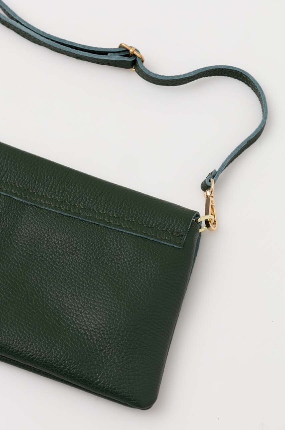 Akcesoria Answear.LAB torebka skórzana 433.hh zielony