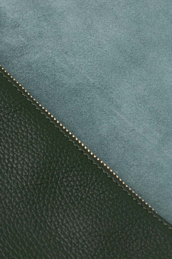 Answear.LAB torebka skórzana zielony 433.hh