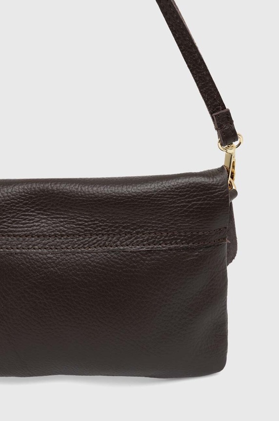 Akcesoria Answear.LAB torebka skórzana 433.hh brązowy