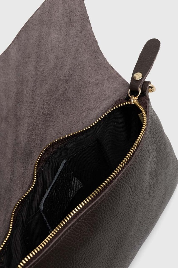 Answear.LAB torebka skórzana 433.hh brązowy