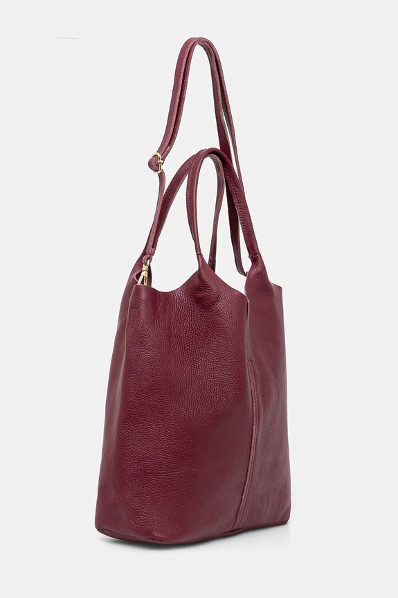 Kožna torba Answear.LAB 916.1HWK bordo WW25