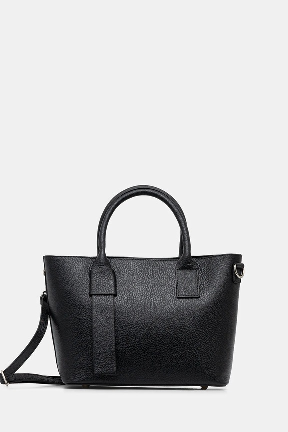 Answear Lab poseta de piele uni negru 1044.ios