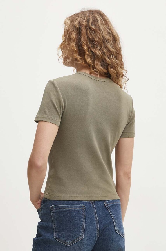 Odzież Answear.LAB t-shirt 30457.TMS zielony