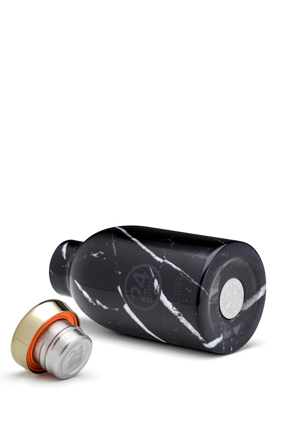 Akcesoria 24bottles butelka termiczna Clima Black Marble 330ml Clima.330.Black.Marble czarny