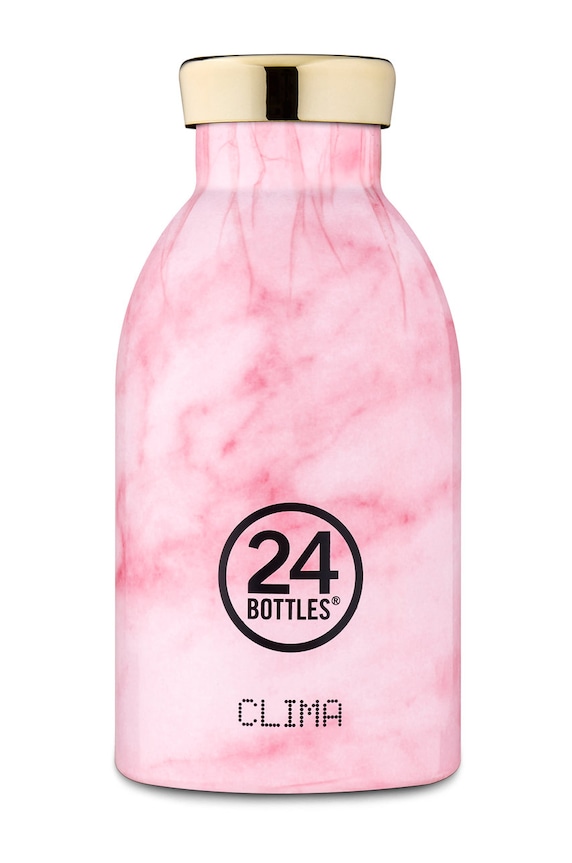 24bottles butelka termiczna Clima Pink Marble 330ml różowy Clima.330.Pink.Marble