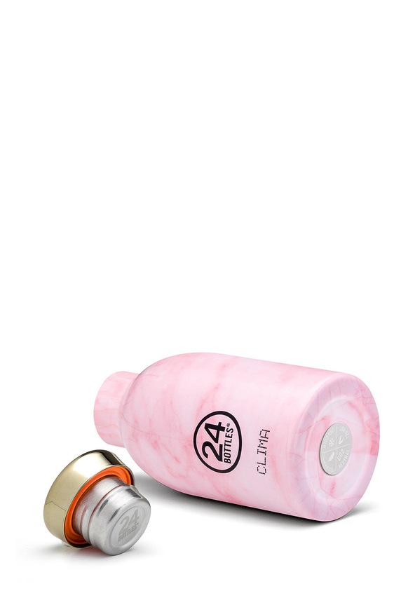Akcesoria 24bottles butelka termiczna Clima Pink Marble 330ml Clima.330.Pink.Marble różowy