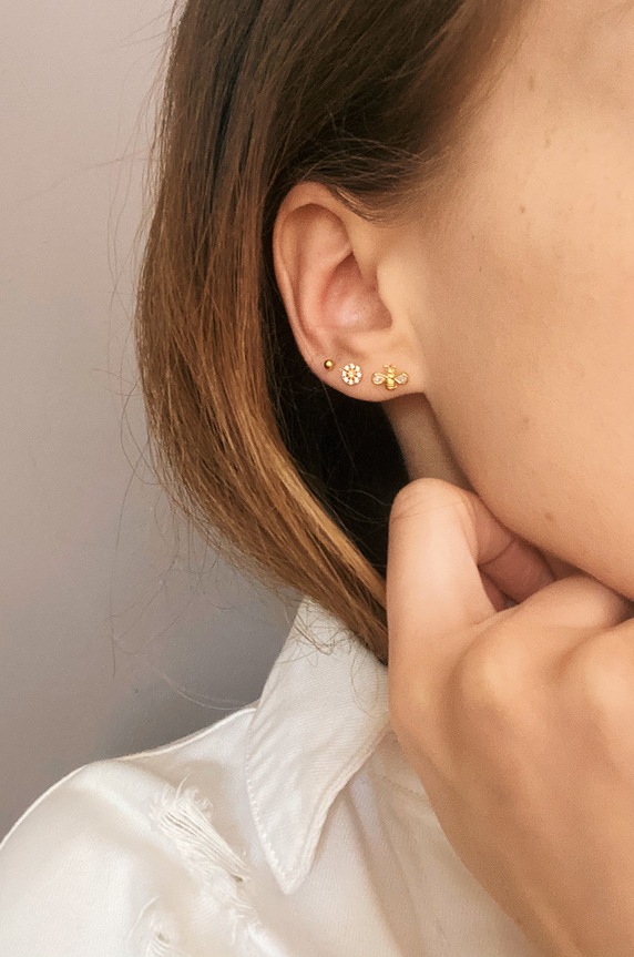 ANIA KRUK orecchini Rock It SMVKS0440Z oro ZA00