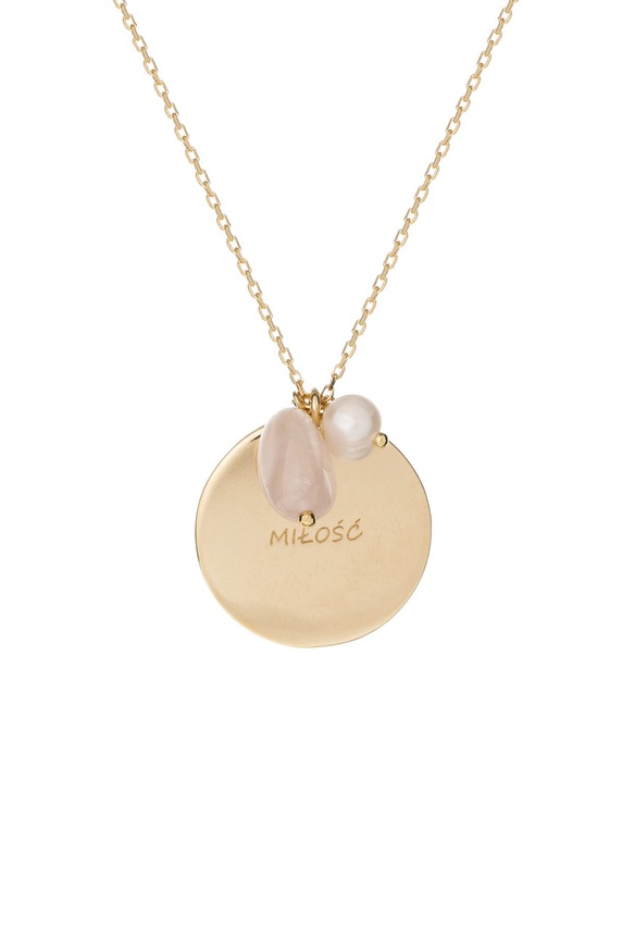 Stříbrný pozlacený náhrdelník ANIA KRUK Amulety SAKNS2150Z zlatá ZA00