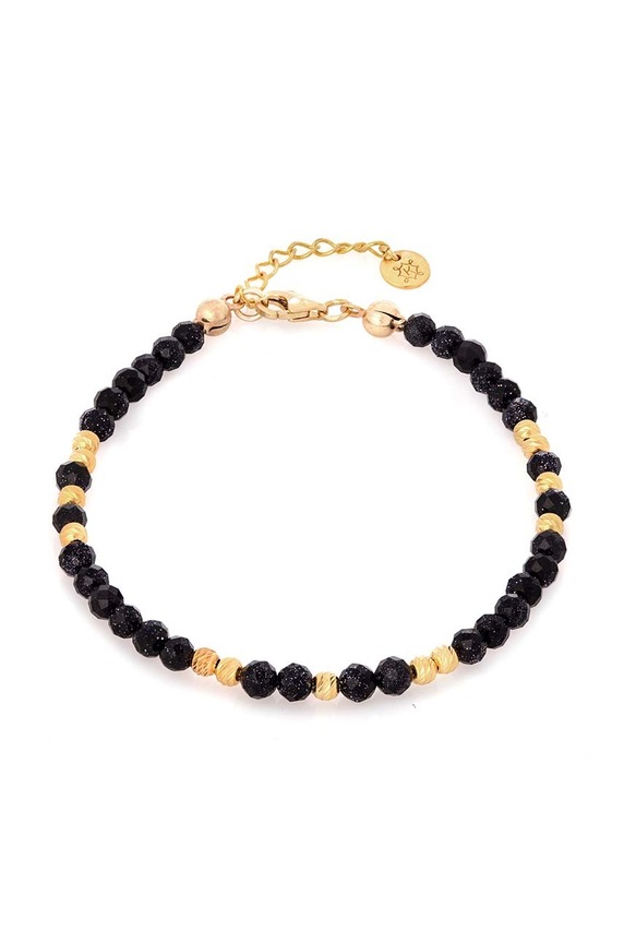 ANIA KRUK természetes kövekkel díszített karkötő Summer Gift Box arany SAKAN1310Z