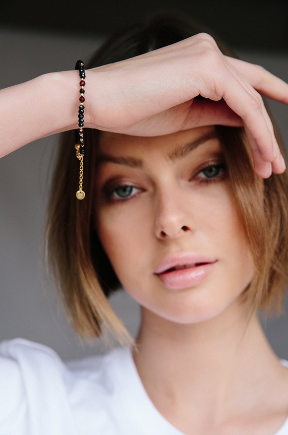 ANIA KRUK bracciale con pietre naturali Summer SAKAN1420Z oro ZA00