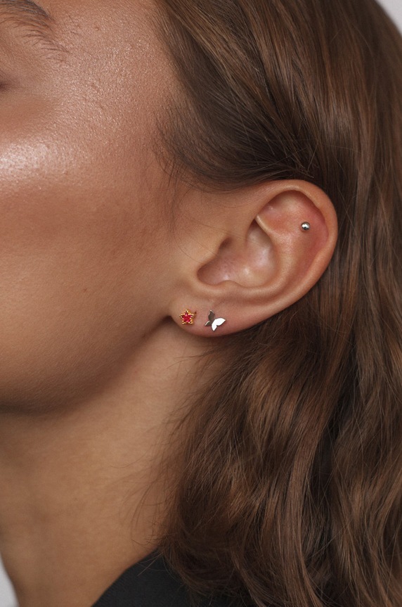 ANIA KRUK kolczyk ze srebra Piercing Rock It SRUKS0370 srebrny ZA00