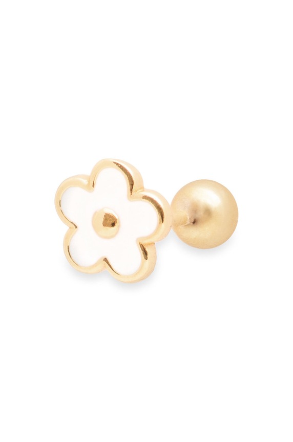 Pozlaćena srebrna naušnica ANIA KRUK pozlata zlatna SRUKS0552Z