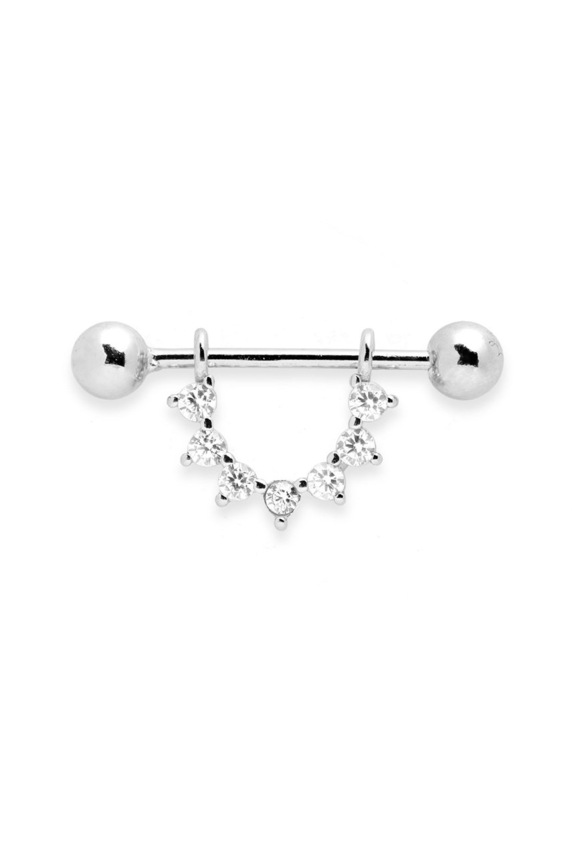 ANIA KRUK kolczyk ze srebra Piercing Rock It Gift Box srebrny SRUKS0680
