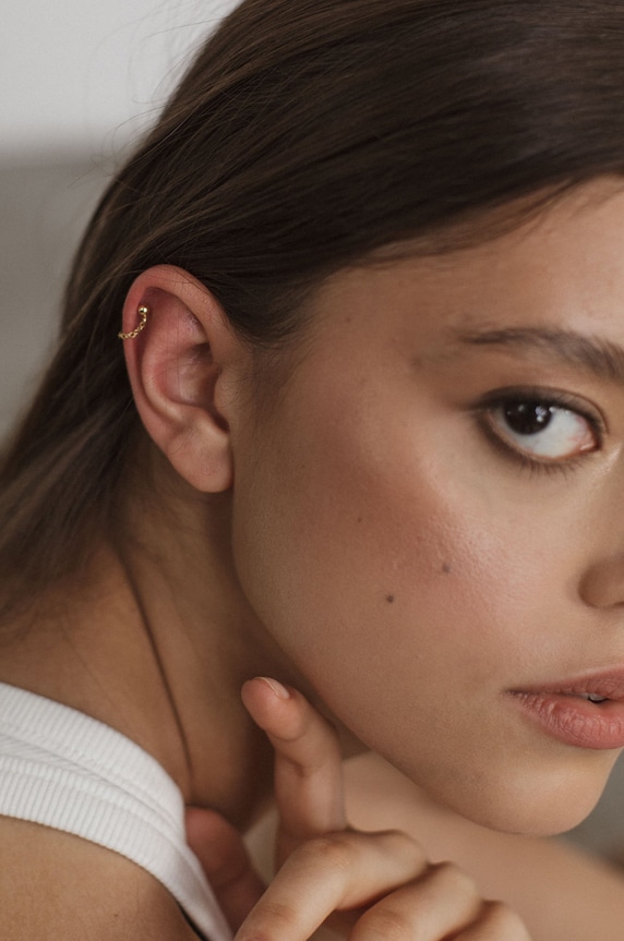 ANIA KRUK orecchino in argento placato in oro Piercing Rock It SRUKS0710Z oro ZA00