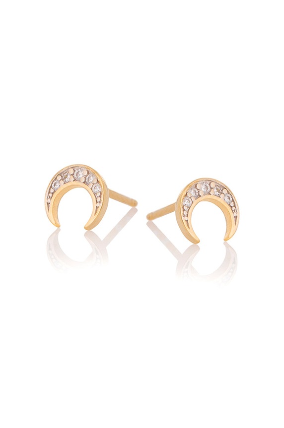 ANIA KRUK orecchini Sky zircone oro MRUKM0190Z