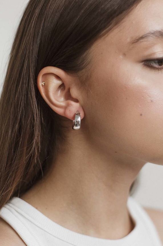 Strieborné náušnice ANIA KRUK Trendy SSIKS1540 strieborná ZA00