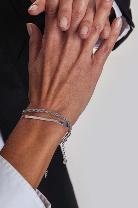 Akcesoria ANIA KRUK bransoletka srebrna Vintage SMVAS1120 srebrny