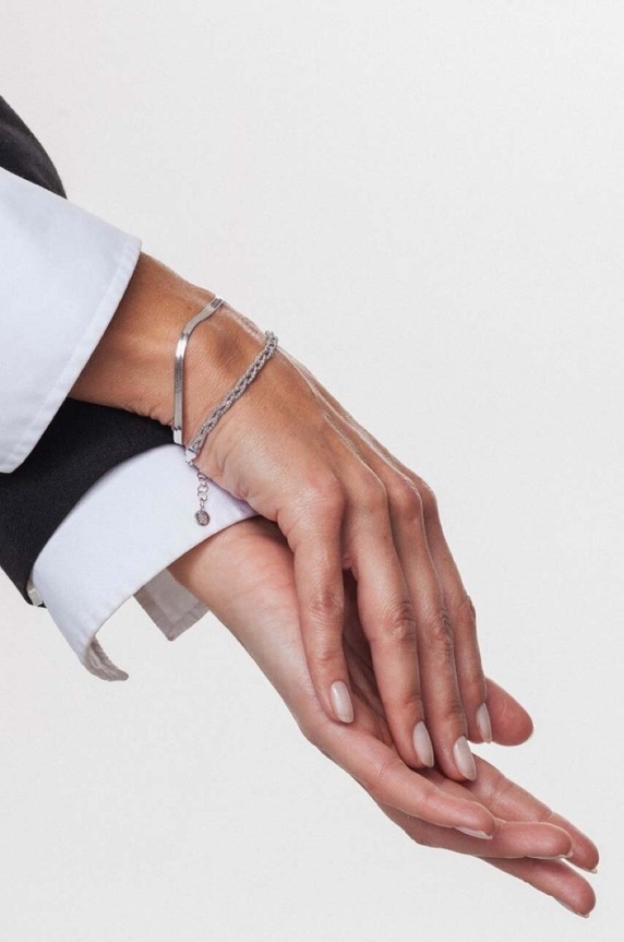 ANIA KRUK bransoletka srebrna Vintage srebrny SMVAS1120