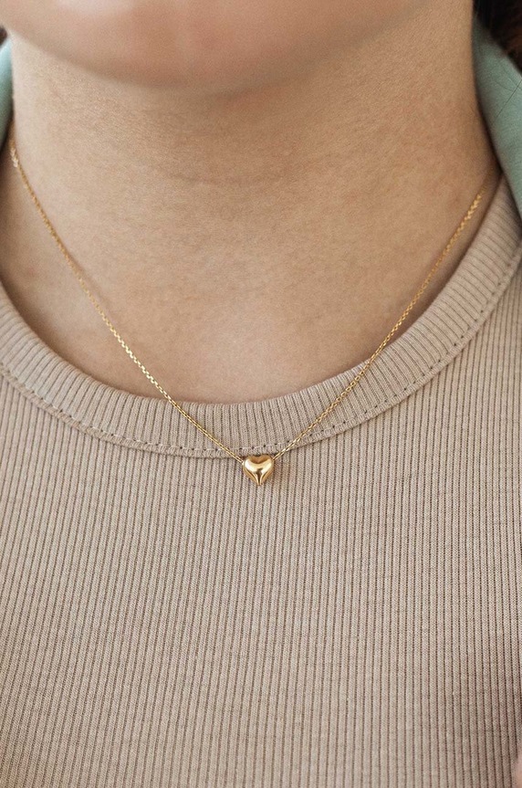 Κολιέ από επιχρυσωμένο ασήμι ANIA KRUK Romantica SLTNS2200Z χρυσαφί ZA00