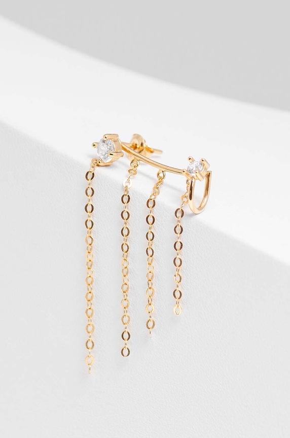 ANIA KRUK orecchino in argento placcato in oro ROCK IT SGCKC2222Z oro ZA00