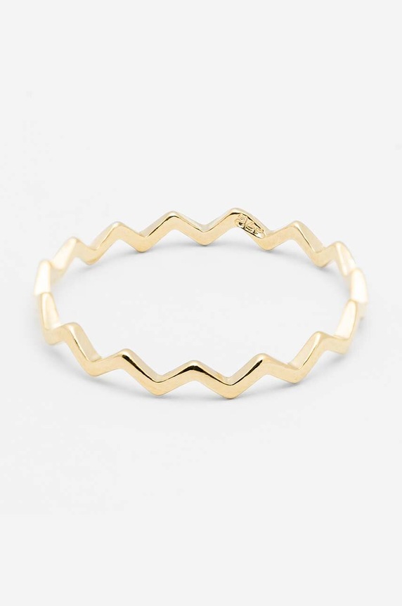 Pozlátený prsteň ANIA KRUK TRENDY striebro zlatá SGCPS2370Z