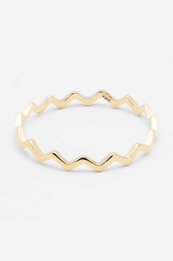 Pozlátený prsteň ANIA KRUK TRENDY striebro zlatá SGCPS2370Z