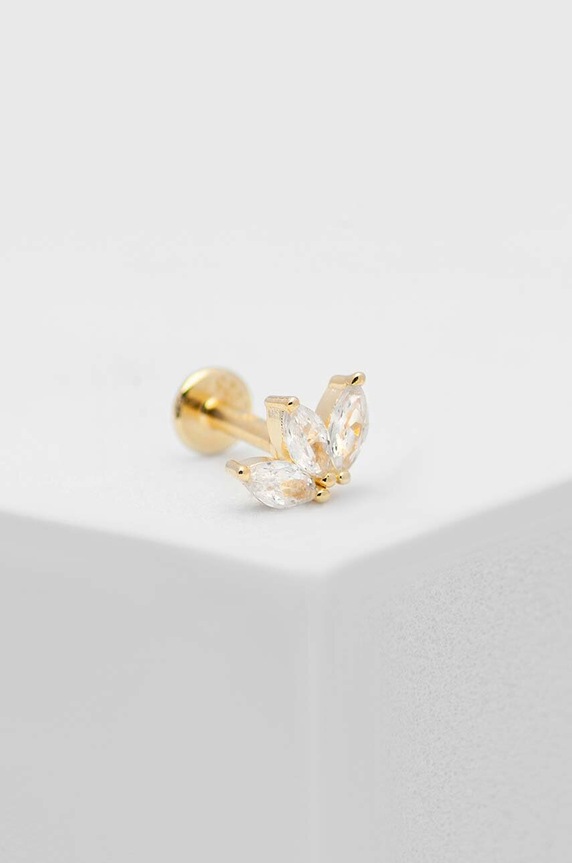Позолочена срібна сережка ANIA KRUK ROCK IT SRUKC0872Z золотий ZA00