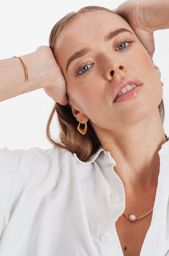 Σκουλαρίκια ANIA KRUK TRENDY MRUKM1130Z χρυσαφί