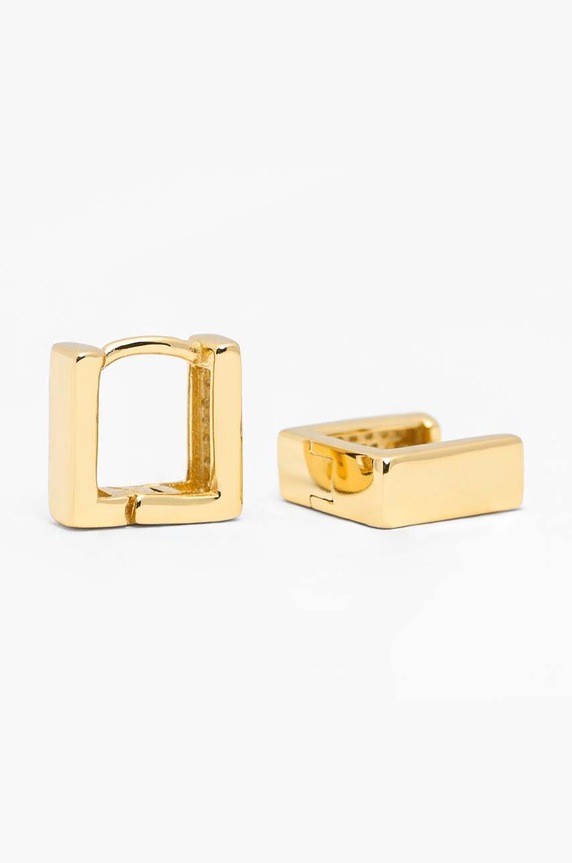 Srebrne naušnice presvučene zlatom ANIA KRUK Rock It SRUKS0990Z zlatna ZA00