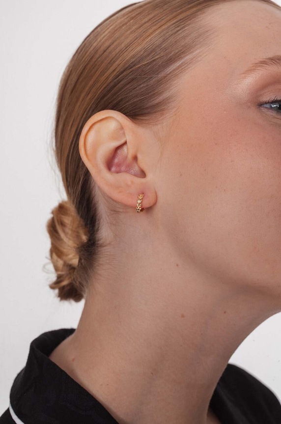 Kiegészítők ANIA KRUK aranyozott ezüst fülbevaló Believe SRUKS1080Z arany