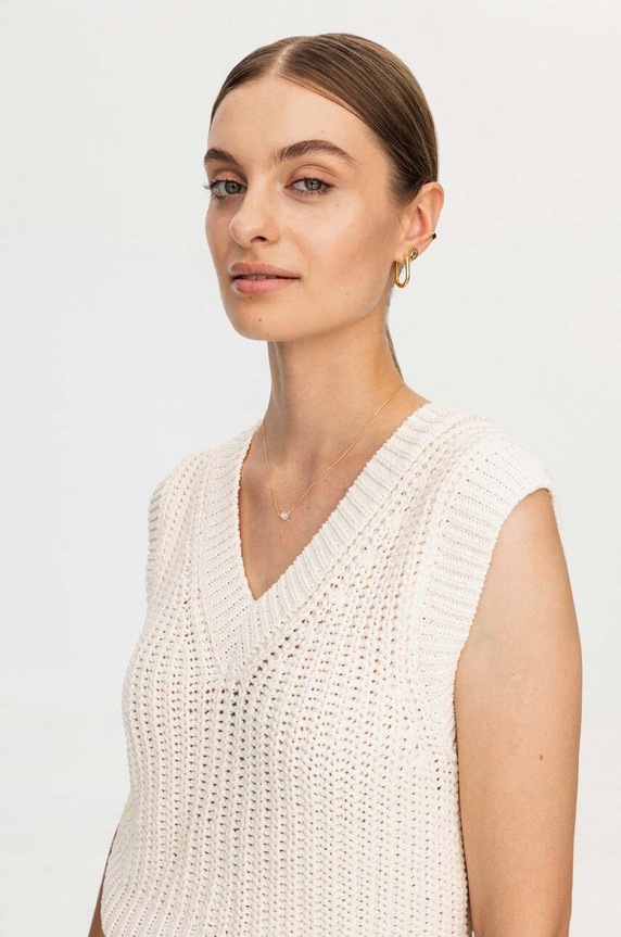 Ασημένια επιχρυσωμένα σκουλαρίκια ANIA KRUK BELIEVE SAKKS2270Z χρυσαφί