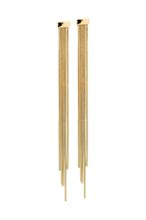 Strieborné pozlátené náušnice ANIA KRUK TRENDY striebro zlatá SMVKS1550Z