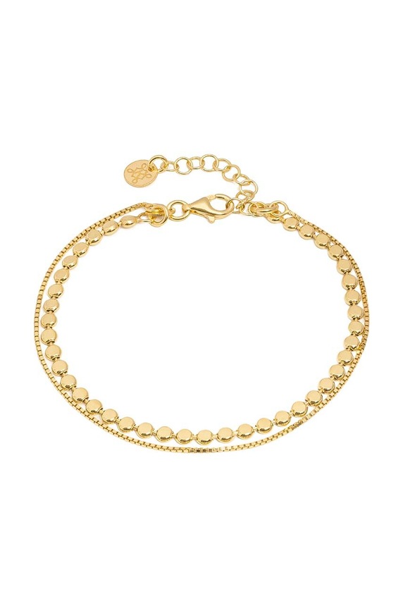 Серебряный браслет с позолотой ANIA KRUK TRENDY позолота золотой SSIAS1690Z