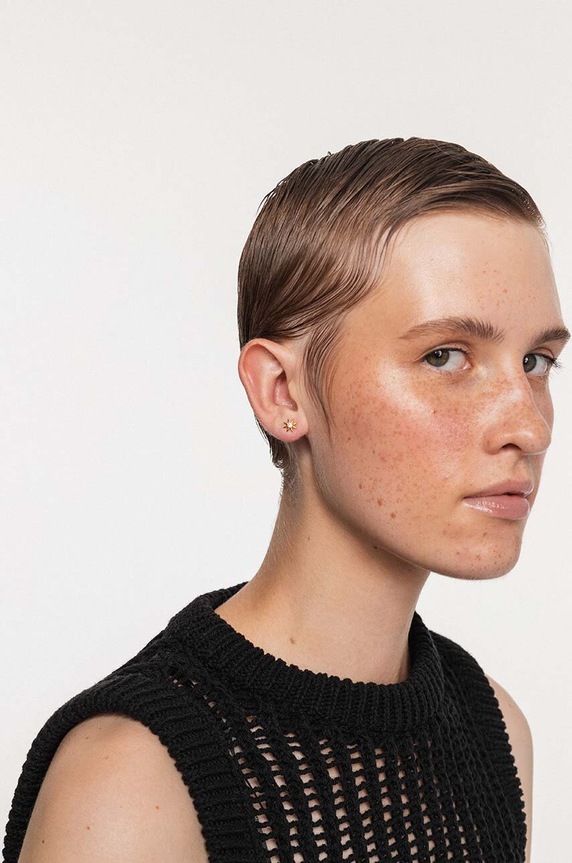 ANIA KRUK piercing fülbevaló ROCK IT arany SRUKC1732Z