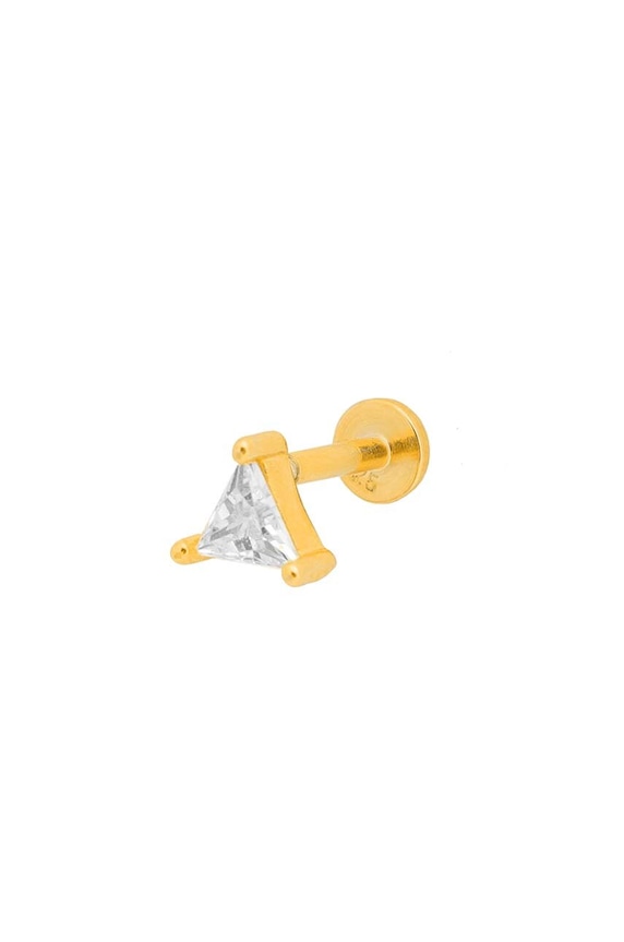 Piercing uhan ANIA KRUK ROCK IT srebro zlata SRUKC1772Z