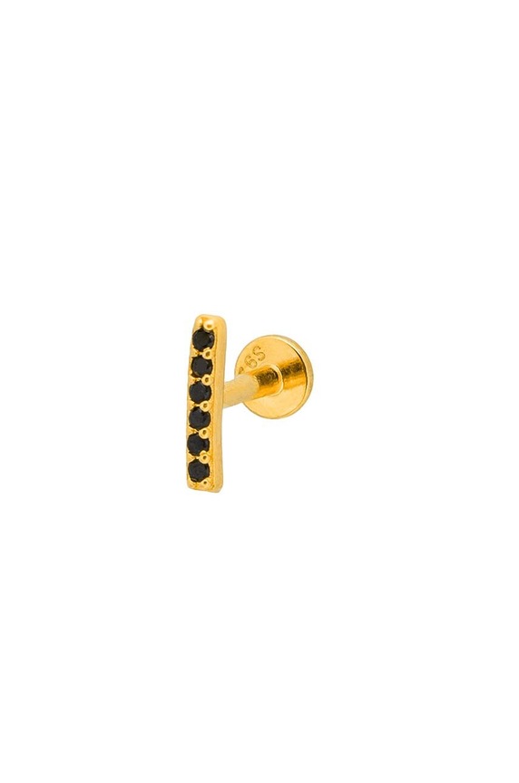 ANIA KRUK piercing fülbevaló ROCK IT ezüst arany SRUKC1801Z