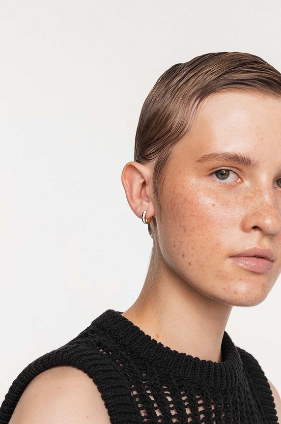 ANIA KRUK aranyozott ezüst fülbevaló SUGAR arany SRUKE1652Z