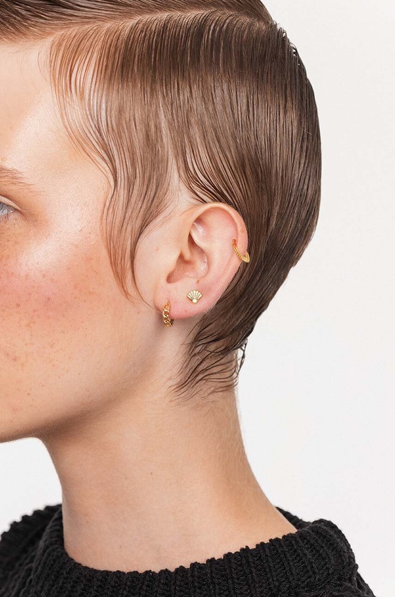 Akcesoria ANIA KRUK kolczyk do piercingu ROCK IT SRUKE1762Z złoty
