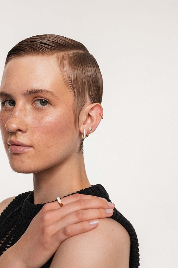 ANIA KRUK kolczyk do piercingu ROCK IT złoty SRUKE1762Z